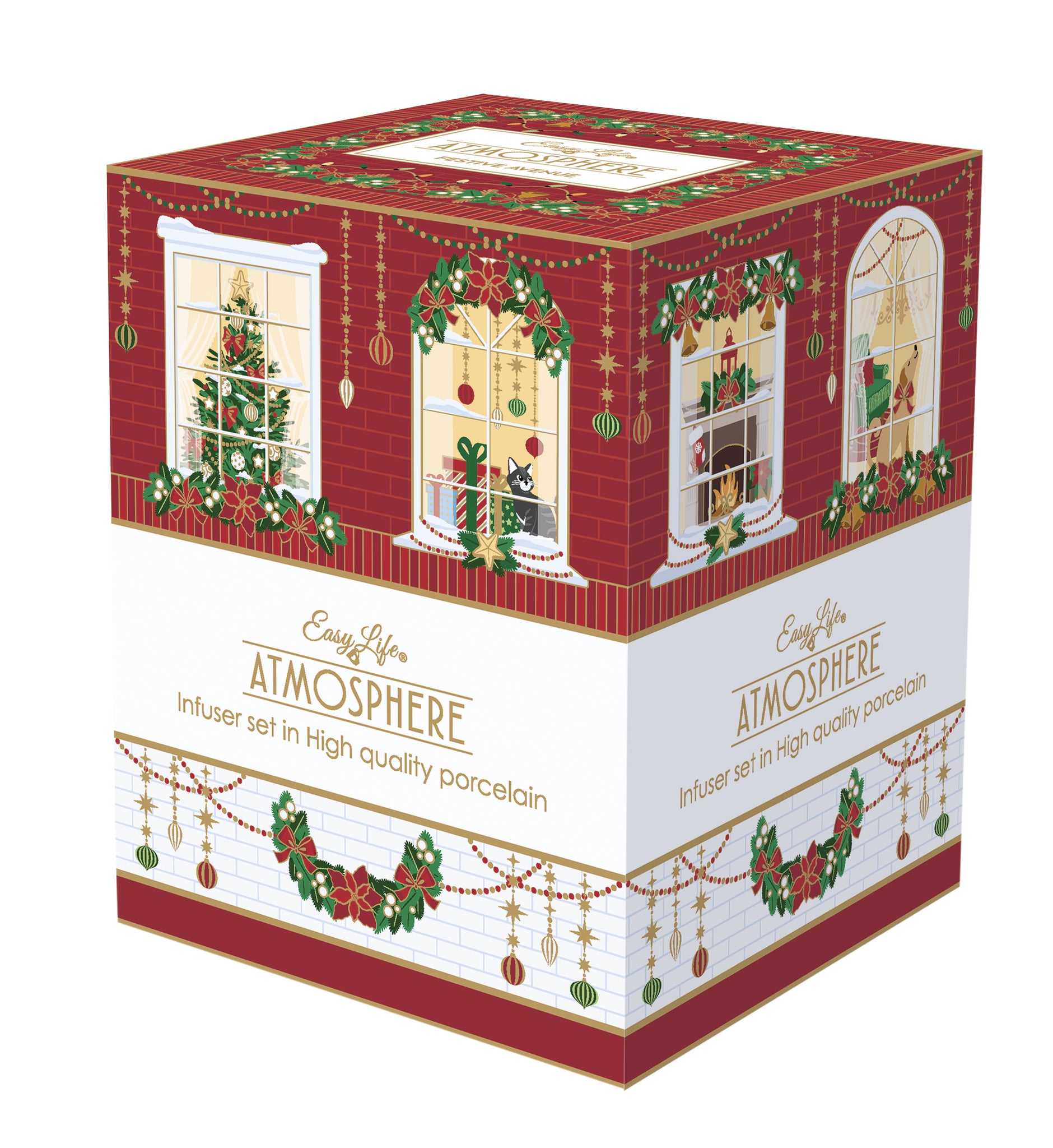 Kubek z zaparzaczem Festive Avenue 350 ml Easy Life