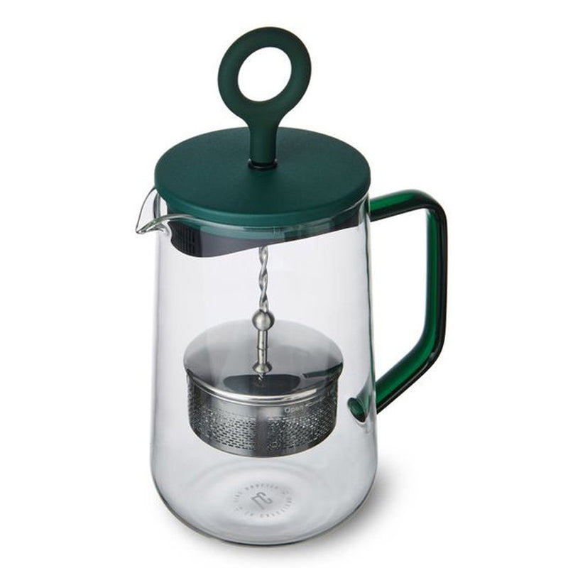 Dzbanek szklany z zaparzaczem 1,25l Zielony La Cafeterie Randwyck