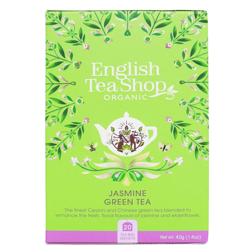 Herbata Bio Jasmine Green Tea 20 saszetek English Tea Shop