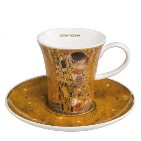 Filiżanki espresso Pocałunek 100ml Gustaw Klimt Goebel