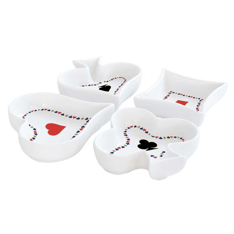 Zestaw 4 miseczek 10,5cm Karciane Easy Life