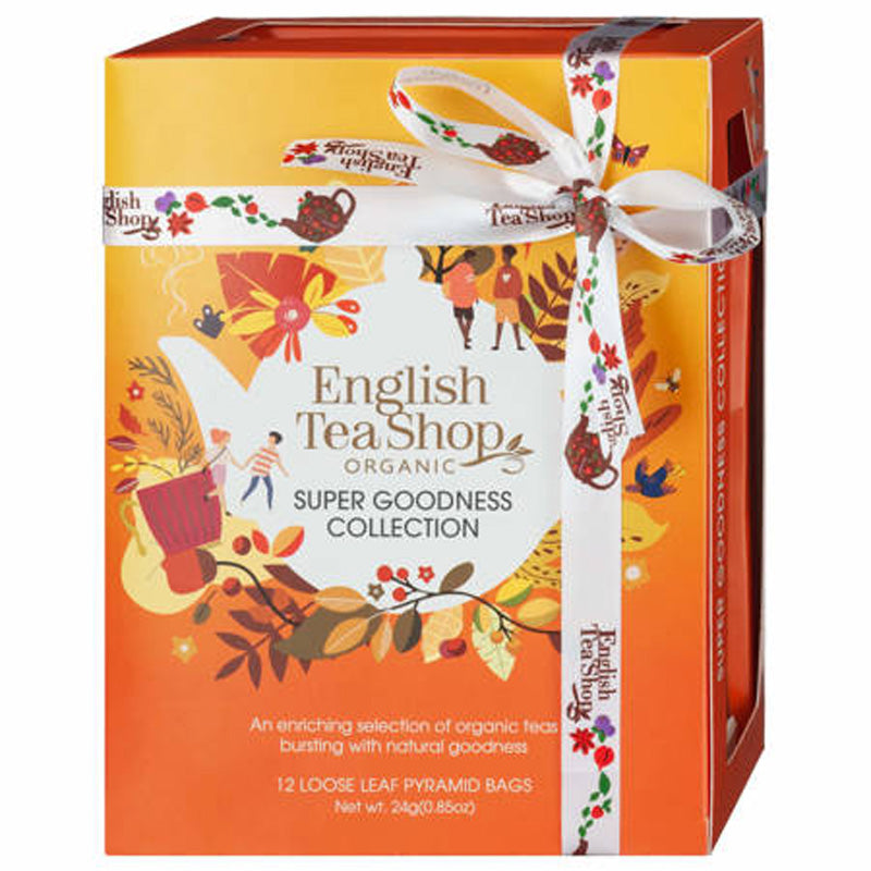 Zestaw Herbat Bio Super Goodness Collection 12 Piramidek English Tea Shop