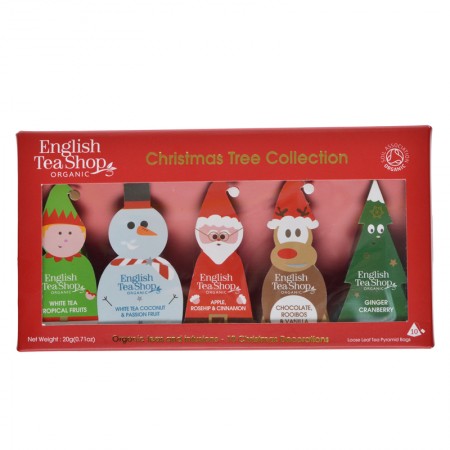 Herbaty Świąteczne Organic Christmas TREE Collection 10 piramidek English Tea Shop