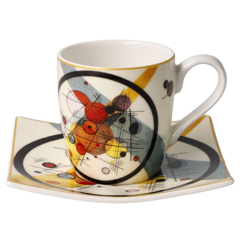 Filiżanka espresso ''Kręgi w Kręgu'' 100ml Wassily Kandinsky Goebel