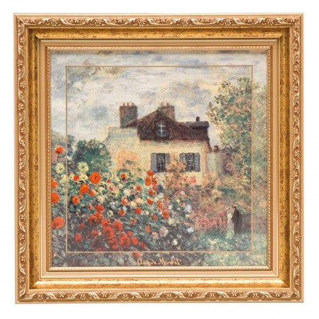 Obraz The Artists House 32x32 cm Claude Monet Goebel