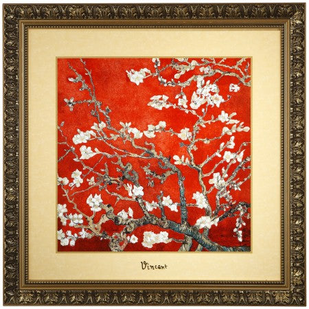 Obraz Almond Tree Red 68 x 68 cm Vincent van Gogh Goebel