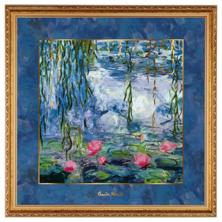 Obraz ''Seerosen mit Weide'' 68 x 68 cm Claude Monet Goebel