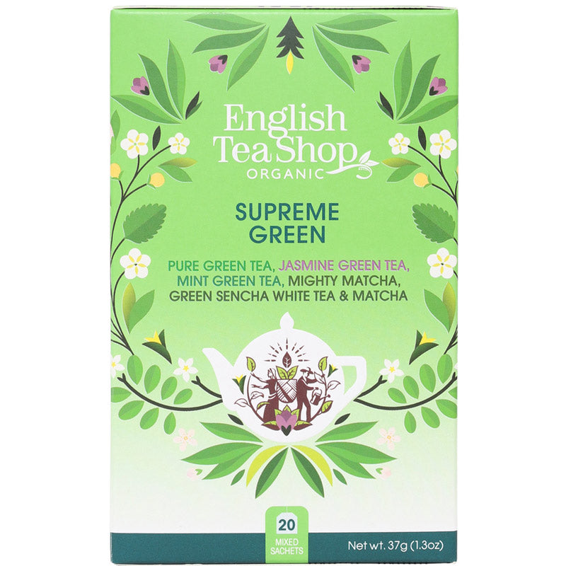 Herbata Supreme Green 20 saszetek English Tea Shop