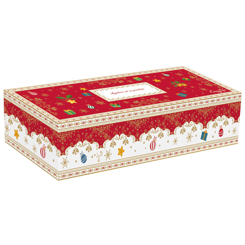 Zestaw 3 czerwonych miseczek Christmas Ornaments Easy Life